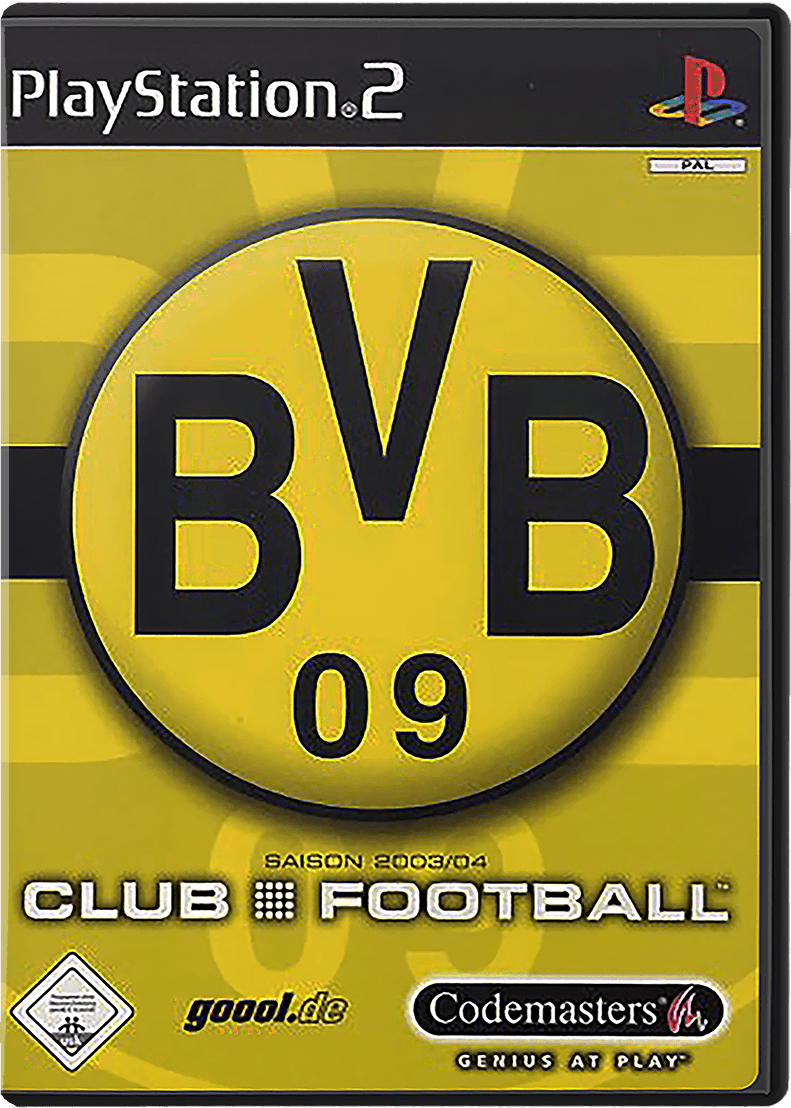 Club Football: Borussia Dortmund box art for Playstation 2